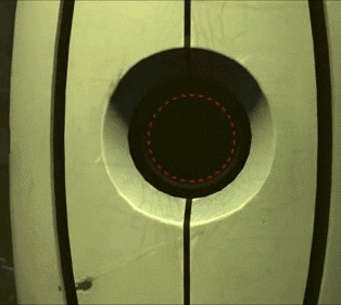 Portal turret detecting movement